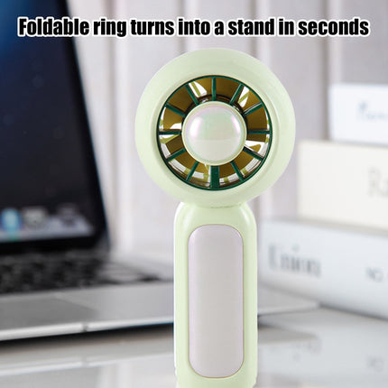 Air Conditioner Fan – The GENUINE Portable Ice Cooling Refrigerating Pad Handheld Cooling Fan That Blows Cold Air Green