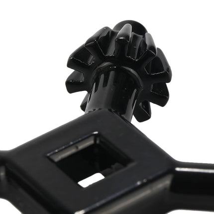 4 in 1 Drill Chuck Key Wrench, 1/4" 3/8" 1/2" Sizes Replacement Tool for Electric Drills, Drill Presses, Power Tool Chucks, for DIY, Home Improvement, Construction Projects, 1 Pcs, 2.95x2.95 2.95" x 2.95" Black*4