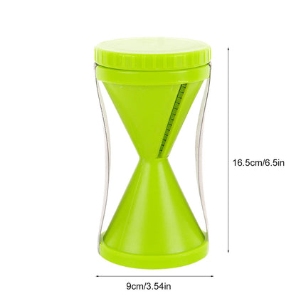 Spiralizer, Stainless Steel Vegetable Cutter for Large or Small Veggie Spaghetti Zucchini Carrot Pasta Noodle Maker Green