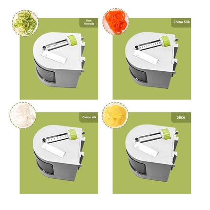 Vegetable Spiralizer Zucchini Noodles Maker – 4 Built-in Spiral Slicer Blade for Veggie Spaghetti Paste