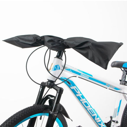 Protective Cover for E-Bike Display and Handlebar Protection, Polyester, Black, Protection Against Wet, Dust and Dirt, for Handlebars