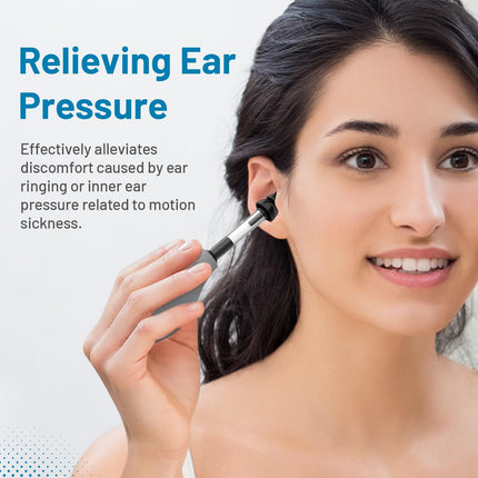 Ear Pressure Relief Device, Instant & Sustained Relief Migraine Ear, Instant Migraine and Headache Alleviation Through Targeted Inner Ear Stimulation (grey)