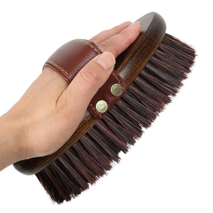 Class Handmade Equine Stiff Body Horse Brush. Professional Equine Grooming Tools. Effortlessly Removes Mud, Sweat and Dirt from Your Horses Hair. Amazing Shopping
