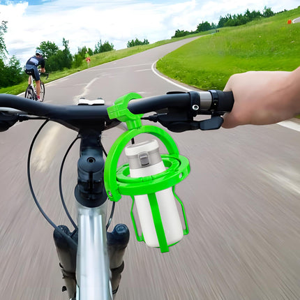 Gyroscope Cup Holder, 360 ° Rotatable No Spill Cup Holder, Gimbal Gyro Self Leveling Universal Drink Holder for Truck, Tractor, Bus Driver (Green)