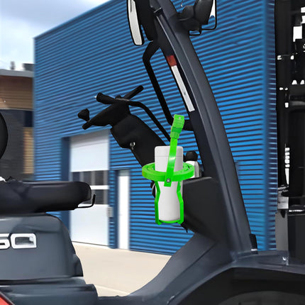 Gyroscope Cup Holder, 360 ° Rotatable No Spill Cup Holder, Gimbal Gyro Self Leveling Universal Drink Holder for Truck, Tractor, Bus Driver (Green)