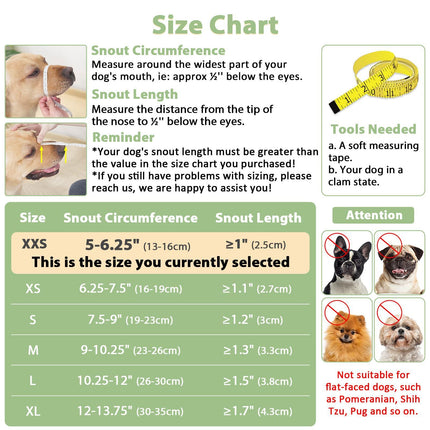 Dog mouth cover, used for chewing beauty, breathable, adjustable, allowing for large sips of water （black L）