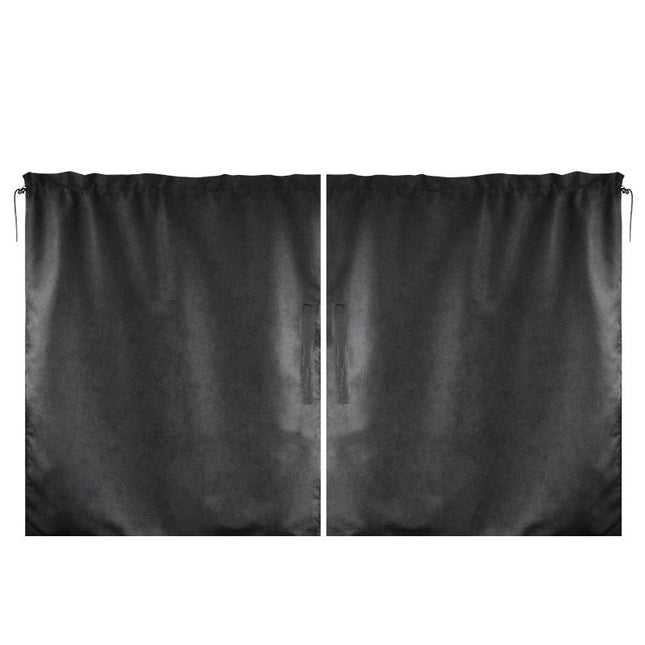 Car Window Shades - 2 Pack Side Window Sun Shade Privacy Curtains Upgrade Anti 99% Light Block Keeps Cooler Car Blackout Covers for Baby Sleeping Camping Travel Nap