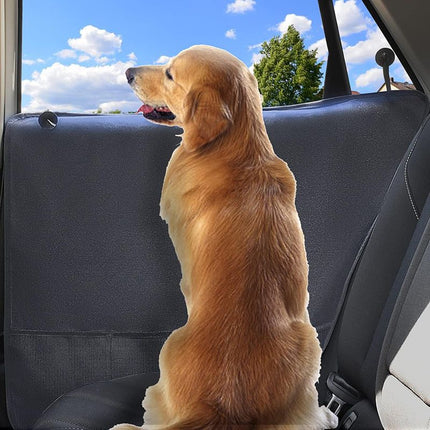 Dog Car Door Protector丨2 Pack Extra Big & Thick Anti Pet Scratching Waterproof Vehicle Door Covers Guard Truck Interior Panel Safe SUV Universal Black
