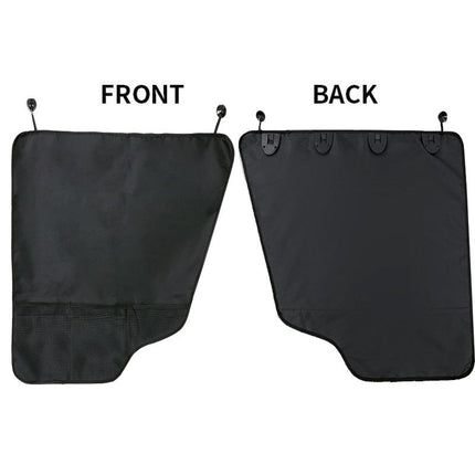Dog Car Door Protector丨2 Pack Extra Big & Thick Anti Pet Scratching Waterproof Vehicle Door Covers Guard Truck Interior Panel Safe SUV Universal Black