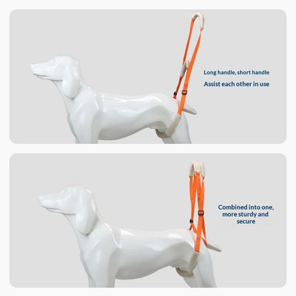 2 Pcs Dog Support Harness for Back Legs Dog Rear Lifting Sling Aid with Handle and Shoulder Strap Hind Leg Support for Pet Mobility Helps Puppy with Poor Stability Joint Injuries