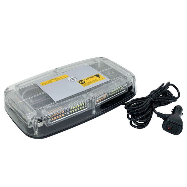 LED Roof Top Strobe Lights, High Visibility Emergency Safety Warning LED Mini Strobe Light bar with Magnetic Base for Trucks, Construction Vehicles