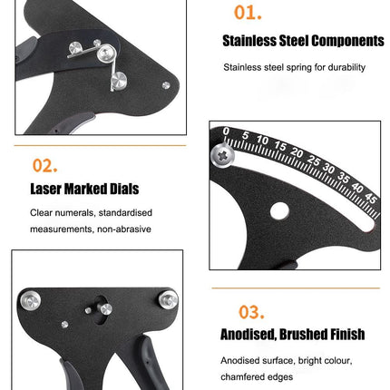 Bicycle Spoke Tension Meter Measuring Tool Aluminum Alloy Bicycle Wheel Repair Tool Spoke Wire Tension Adjustment Tool for Cycling Wheel Spokes Check or Correction（19.5*11.5cm)