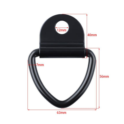 10 Pack Bed Tie Down Anchors V Rings 992lb Surface Mounting On Bed Desk Rail for Trailer Cargo Truck Hook Bolt Anchor Point Lashing V-Ring
