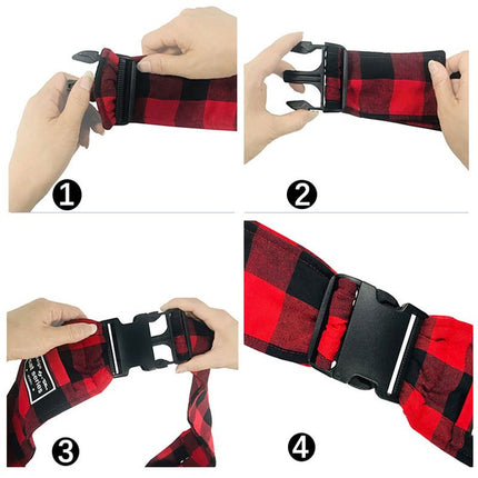 Dog Carrier Sling, Reversible Puppy Carrier Purse with Storage Pocket, Adjustable Hand-Free Dog Sling Carrier Pet Tote Bag for Carry Small Dogs and Cats, Travel Safety Harness