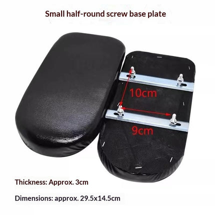 Bicycle Manned Cushion, Rear Bike Seat Cushion Back Comfortable Saddle Shelf Seat Wide Soft Pad Comfort Long Replacement for Men Women Adults School Sports Trail Riding Carrier