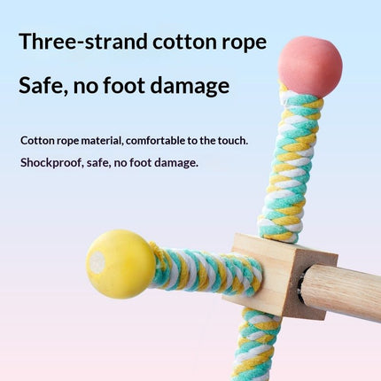 360 ° rotating station pole Interactive Spinning Toys, Enrichment Bird Cage Accessories Perch Toys for Medium-Sized Birds Cockatiel Ring-Necked  (Monochrome version)