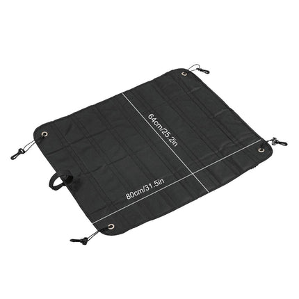 Universal Foldable Car Trunk Bumper Guard Mat Rear Bumper Protector, SUV Cargo Liner Floor Mat Liner Floor Mat Prevent Scratches, 80*64CM
