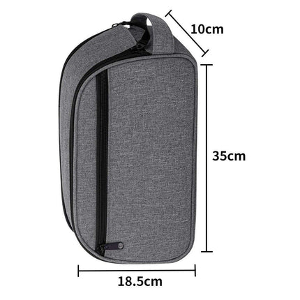 Travel Bag Compatible, Portable Equipment & Supplies Carrying Bag, Compact Organizer Storage Bag with Compartments,Grey(Bag Only)