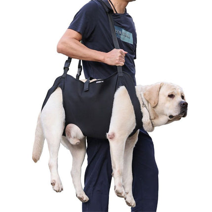 Full Body Lift Harness for Dogs,Canine Support Rehabilitation Dog Carrier Slings with Handles,Adjustable Lifting Straps Full Body Dog Lifting Harness (M)