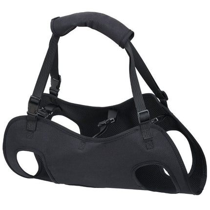 Dog Lift Harness, Emergency Backpack Pet Legs Support & Rehabilitation Sling Carrier, Adjustable Lifting Straps Carrier for Senior Elderly Dogs Joint Injuries Arthritis S