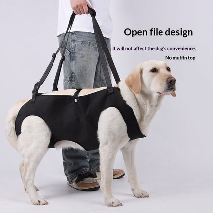 Dog Lift Harness, Emergency Backpack Pet Legs Support & Rehabilitation Sling Carrier, Adjustable Lifting Straps Carrier for Senior Elderly Dogs Joint Injuries Arthritis S
