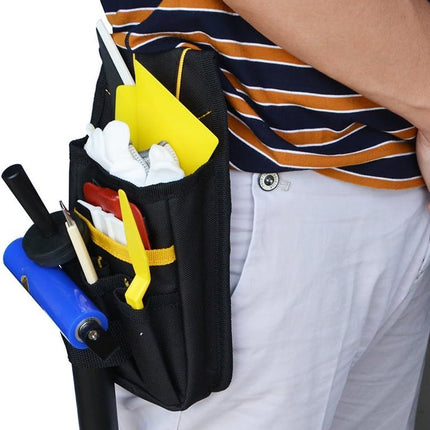 Organizer Tool Pouch Multi-Purpose Wrapping Tool Bag Mini Work Holder Heavy-Duty Small Organizer for Car Window Tint Film Installer