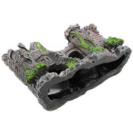 Aquarium Decorations- Castle Fish Tank Decorations for Aquatic Pets to Breed Play and Rest Fish Decorations for Tank
