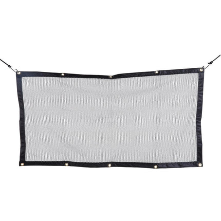 Car Dog Barrier High See Through Net Vehicle Pet Barrier for Cars Trucks and SUV, Black, Adjustable, Keeps Dogs and Pet Hair Out of Back Seat