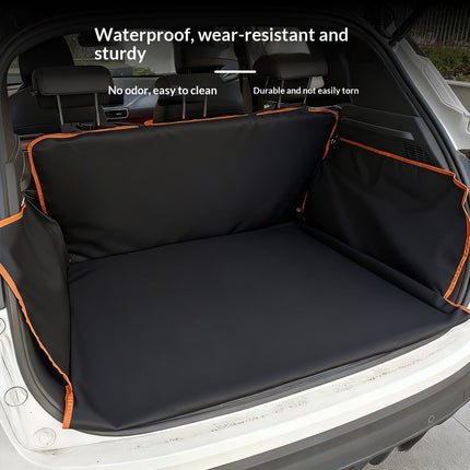 SUV Cargo Liner for Dogs - Waterproof Pet Cargo Liner, Comfort Dog Cargo Cover Protector, Scrachproof for Large SUVs Sedans Trunks Vans, Black