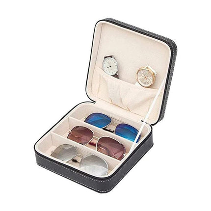Travel Sunglasses Organizer, Sunglasses Travel Case for Multiple Pairs, Multiple Glasses Travel Case for Women, Men