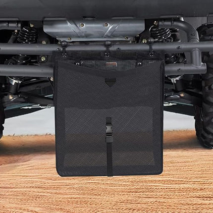 Universal Trash Sack Mesh for UTV ATV, PVC Mesh Trash Bag Universal Accessories Compatible with Golf Cart, Boat Off-Road-Work