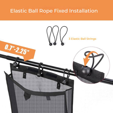 Universal Trash Sack Mesh for UTV ATV, PVC Mesh Trash Bag Universal Accessories Compatible with Golf Cart, Boat Off-Road-Work