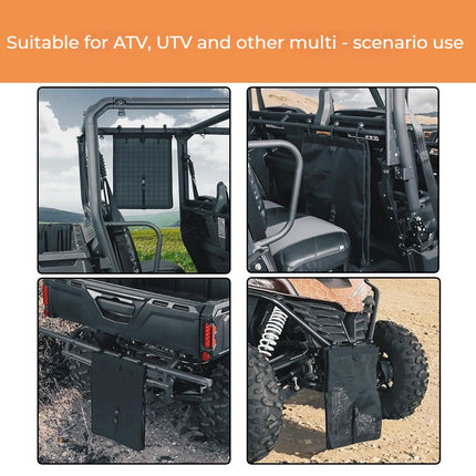 Universal Trash Sack Mesh for UTV ATV, PVC Mesh Trash Bag Universal Accessories Compatible with Golf Cart, Boat Off-Road-Work