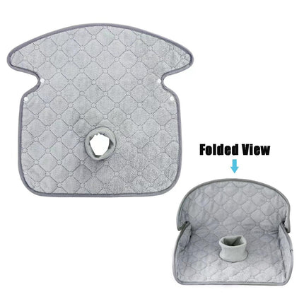 2-piece car seat protection cover, waterproof foot pad car seat cushion, soft anti slip car seat cover for children, baby car seat protector （Grey）