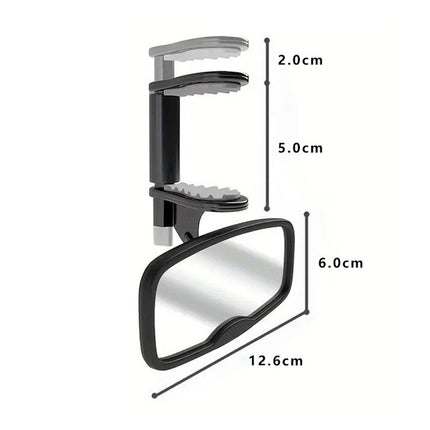 Forward Facing Baby Car Mirror - Clip On Car Mirror for Baby,  Shatterproof & Shakeproof, Newborn Essentials