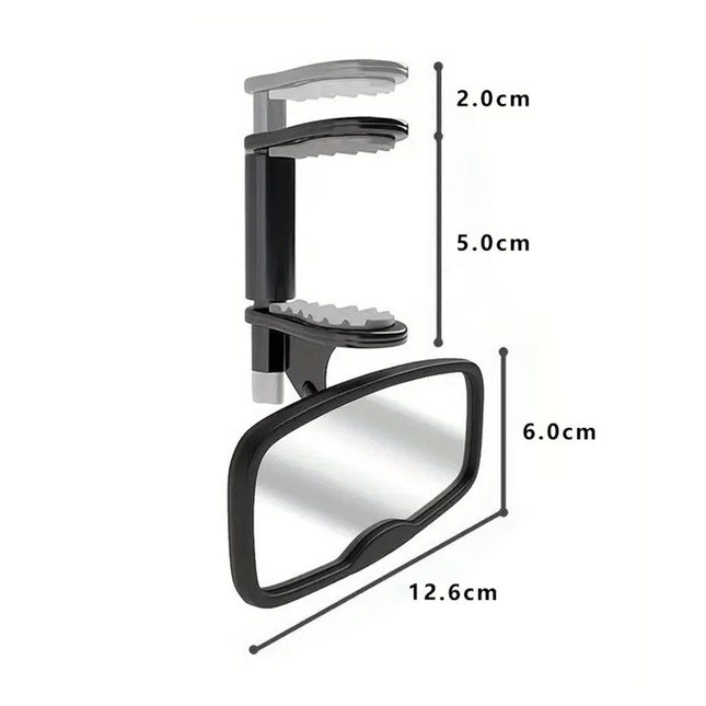 Forward Facing Baby Car Mirror - Clip On Car Mirror for Baby,  Shatterproof & Shakeproof, Newborn Essentials