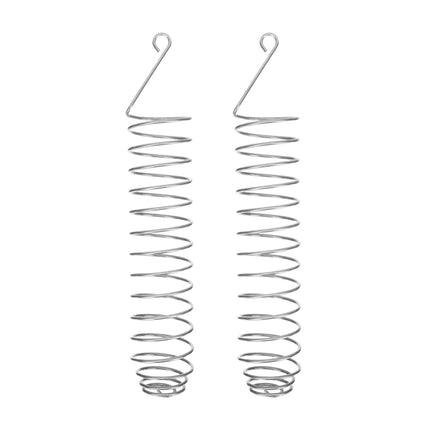 2-Pack Squirrel Feeders Stainless Steel Corn Cob Holders Outdoor Feeding Devices for Backyard Wildlife and Birds Easy to Use Sturdy Feeding Supplies