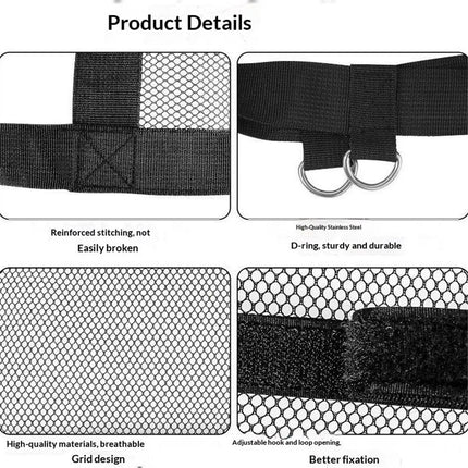 Calf Sling for Goat, Lamb, Sheep & Alpaca - Animal Weighing Sling - Newborn Livestock Calves & Baby Dogs（black）