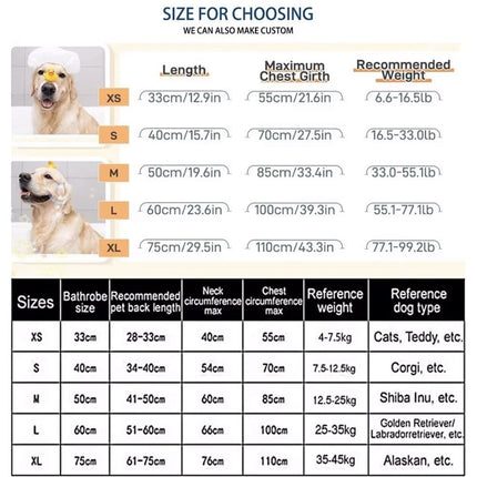 Pupper Fast Drying Dog Bath Robe | Plush Dog Towel Bathrobe/Dressing Gown | Super Absorbent Pet/Puppy Bathrobe | Adjustable Hood & Belly Strap | Super Soft | Fast Drying (S, dark green)