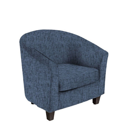 Chair Slipcover Stretch Barrel Chair Covers Printed Tub Chair Slipcovers Round Couch Covers Spandex Armchair Sofa Cover Removable Furniture Protector for Living Room