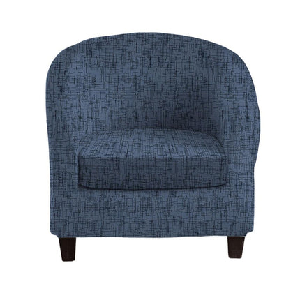 Chair Slipcover Stretch Barrel Chair Covers Printed Tub Chair Slipcovers Round Couch Covers Spandex Armchair Sofa Cover Removable Furniture Protector for Living Room