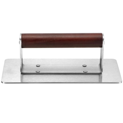 square  Press  Smash Burger & Bacon Press, Steak Weight & Panini Maker with Beechwood Handle for Versatile Cooking