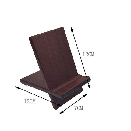 Solid Wood Phone Stand, Desktop Wooden Phone Stand, Simple Phone Holder, Compatible with All Phones (rosewood)