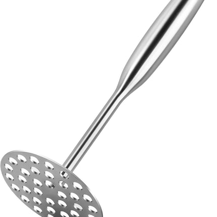 Stainless Steel Potato Masher - Heavy Duty Mashed Potato Maker, Avocado, Sweet Potato, Vegetable, Fruit Mash Tool