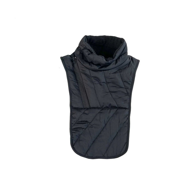 Waterproof Neck Warmer Motorcycle Winter Thermal Neck Scarf Face Mask Windproof Cycling Balaclava for Men and Women（Black）L