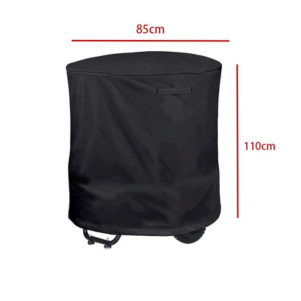 Waterproof Heavy-Duty Wood Chipper Shredder Mulcher Cover for Wood Chipper Shredder Mulcher and Leaf Mulcher(420D：85*110cm),Black