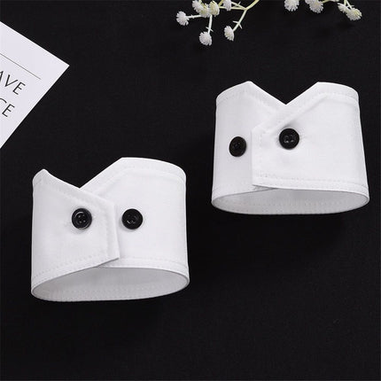 Detachable  Collar Lapel Choker and Wrist Cuffs, False Sleeves Shirt sleeves with a simple and fashionable temperament