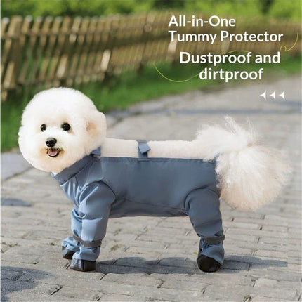 Dog Boots Leggings Water Proof Dog Pants, Adjustable Rainproof Anti Slip Paws Protector Shoes for Small Dogs Outdoor Walking Running Hiking (L)