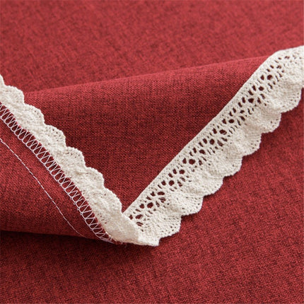 Waterproof/Spill Proof/Stain Resistant/Wrinkle Free/Oil Proof - for Banquet, Parties, Dinner,Wedding,Holiday,Red, Round 90cm