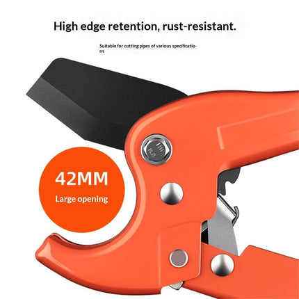 PVC Pipe Cutter, Ratcheting PVC Pipe Cutter Tool, Pipe Cutters PVC, PVC Pipe Shears, PVC Cutter, Plastic Pipe Cutter, PEX Pipe Cutter, PVC Cutter Tool, PVC Ratchet Cutter（42mm）